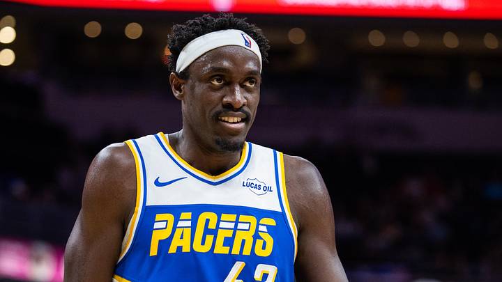 Mar 29, 2026; Indianapolis, Indiana, USA; Indiana Pacers forward Pascal Siakam (43) in the second half against the Miami Heat at Gainbridge Fieldhouse. Mandatory Credit: Trevor Ruszkowski-Imagn Images Mar 29, 2026; Indianapolis, Indiana, USA; Indiana Pacers forward Pascal Siakam (43) in the second half against the Miami Heat at Gainbridge Fieldhouse. Mandatory Credit: Trevor Ruszkowski-Imagn Images