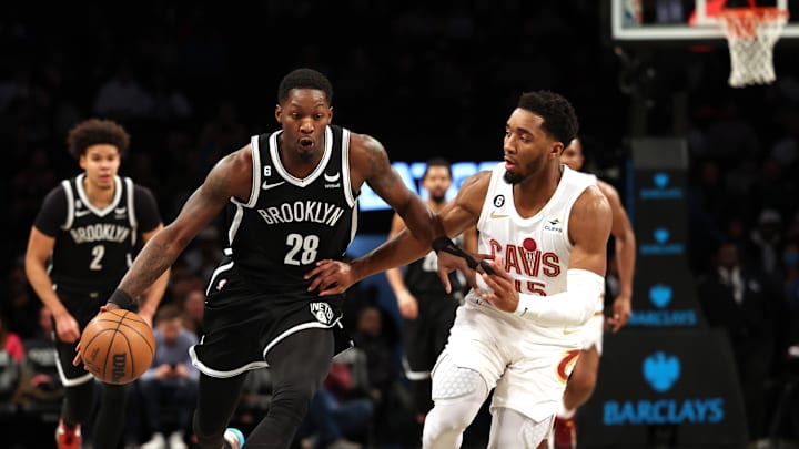 Donovan Mitchell, Cleveland Cavaliers and Dorian Finney-Smith, Brooklyn Nets