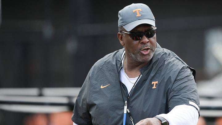 Tennessee  Defensive Line coach Rodney Garner during fall practice at Haslam Field in Knoxville,