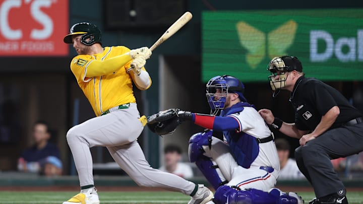 The Athletics are road underdogs against the Rangers on Wednesday night.