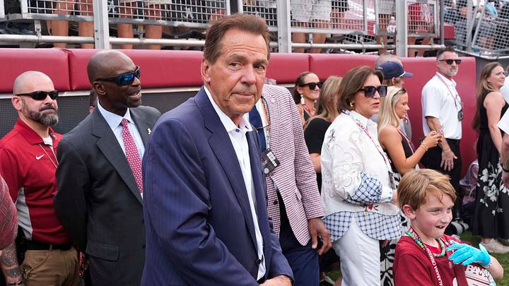 Legendary coach turned broadcaster Nick Saban had an interesting take on an SEC quarterback. (Gary Cosby Jr.-Tuscaloosa News) Legendary coach turned broadcaster Nick Saban had an interesting take on an SEC quarterback. (Gary Cosby Jr.-Tuscaloosa News)