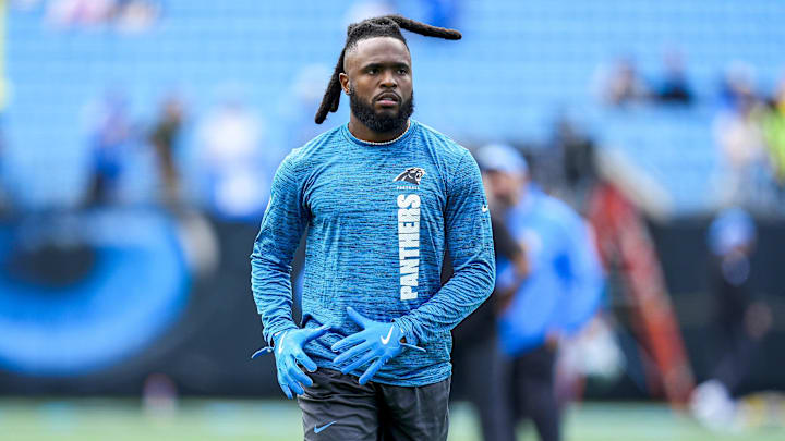 Carolina Panthers wide receiver Diontae Johnson.