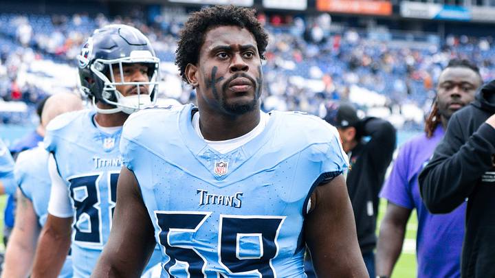 Oct 19, 2025; Nashville, Tennessee, USA; Tennessee Titans defensive tackle Sebastian Joseph-Day (69) walks off the field against the New England Patriots during pre-game warmups at Nissan Stadium. Mandatory Credit: Steve Roberts-Imagn Images Oct 19, 2025; Nashville, Tennessee, USA; Tennessee Titans defensive tackle Sebastian Joseph-Day (69) walks off the field against the New England Patriots during pre-game warmups at Nissan Stadium. Mandatory Credit: Steve Roberts-Imagn Images