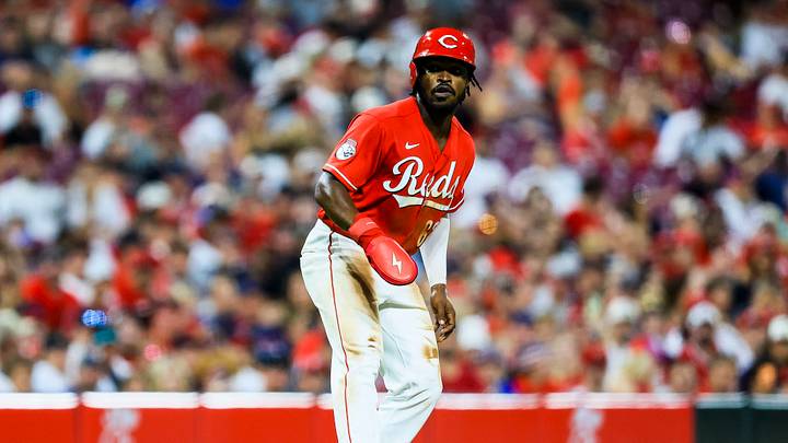 Jul 28, 2026; Cincinnati, Ohio, USA; Cincinnati Reds second baseman Ivan Johnson (63) leads off from third in the eighth inning against the Cleveland Guardians at Great American Ball Park. Mandatory Credit: Katie Stratman-Imagn Images Jul 28, 2026; Cincinnati, Ohio, USA; Cincinnati Reds second baseman Ivan Johnson (63) leads off from third in the eighth inning against the Cleveland Guardians at Great American Ball Park. Mandatory Credit: Katie Stratman-Imagn Images