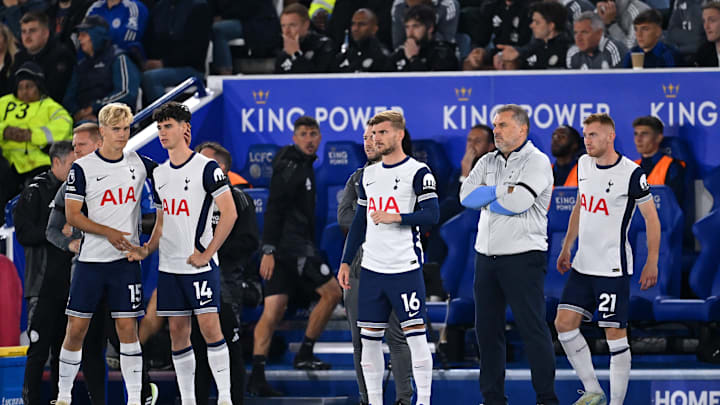 Gray and Bergvall being introduced against Leicester on Monday 