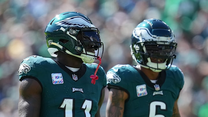 A.j. Brown #11, Devonta Smith #6, Philadelphia Eagles