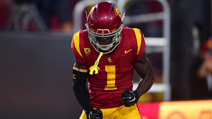 Aug 26, 2023; Los Angeles, California, USA; Southern California Trojans wide receiver Zachariah