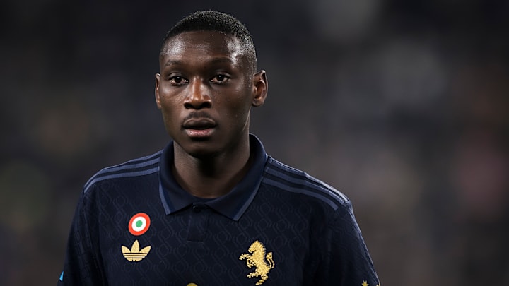 Randal Kolo Muani of Juventus FC looks on during the Serie A...