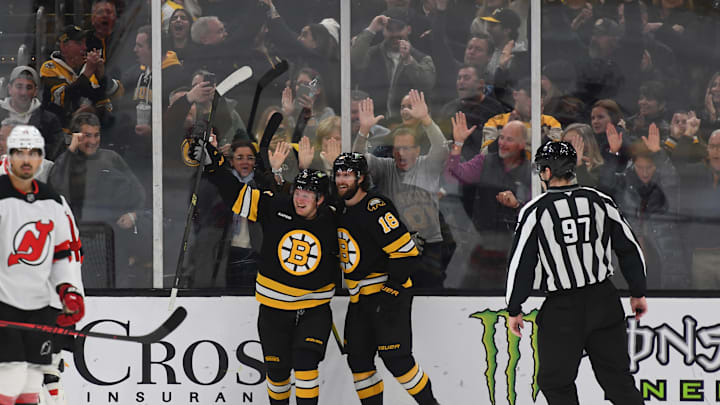 New Jersey Devils v Boston Bruins New Jersey Devils v Boston Bruins