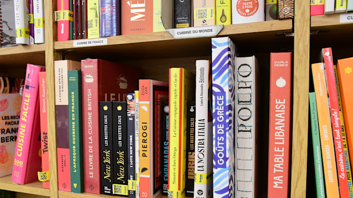 Books at the Gibert-Joseph bookstore in Lyon...