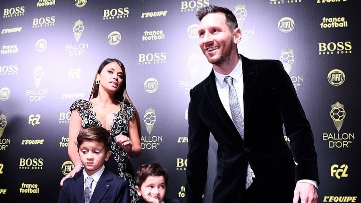 Lionel Messi en la gala del Balón de Oro 2019