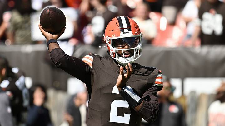 Sep 27, 2026; Cleveland, Ohio, USA; Cleveland Browns quarterback Shedeur Sanders (2) warms up prior to the game against the Carolina Panthers at Huntington Bank Field. Mandatory Credit: Ken Blaze-Imagn Images Sep 27, 2026; Cleveland, Ohio, USA; Cleveland Browns quarterback Shedeur Sanders (2) warms up prior to the game against the Carolina Panthers at Huntington Bank Field. Mandatory Credit: Ken Blaze-Imagn Images