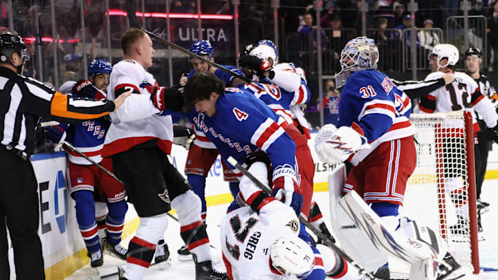 Ottawa Senators v New York Rangers