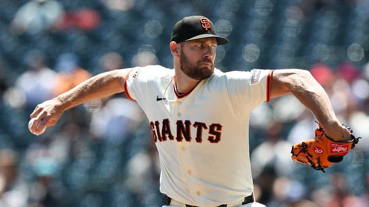 San Francisco Giants starting pitcher Adrian Houser (12) pitches during the first inning against the Houston Astros at Oracle Park. Mandatory Credit: Sergio Estrada-Imagn Images San Francisco Giants starting pitcher Adrian Houser (12) pitches during the first inning against the Houston Astros at Oracle Park. Mandatory Credit: Sergio Estrada-Imagn Images