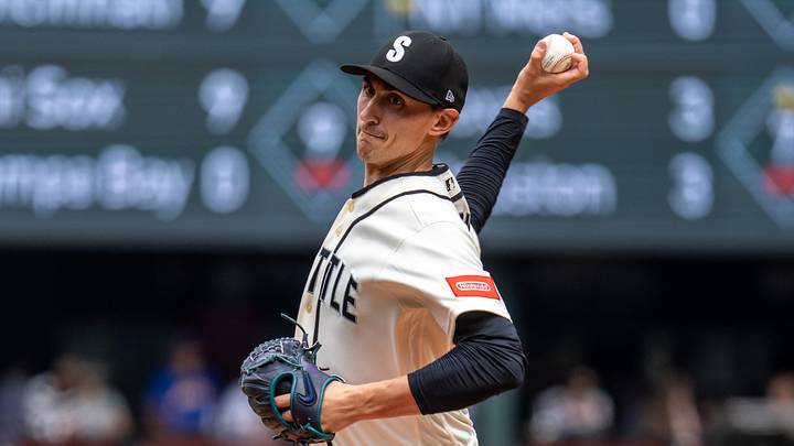 Aug 2, 2026; Seattle, Washington, USA; Seattle Mariners starter George Kirby (68) delivers a pitch during the first inning against the Minnesota Twins at T-Mobile Park. Mandatory Credit: Stephen Brashear-Imagn Images Aug 2, 2026; Seattle, Washington, USA; Seattle Mariners starter George Kirby (68) delivers a pitch during the first inning against the Minnesota Twins at T-Mobile Park. Mandatory Credit: Stephen Brashear-Imagn Images