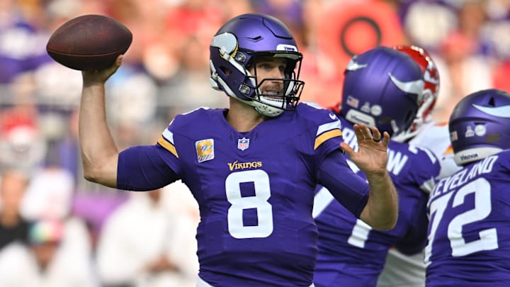 Minnesota Vikings quarterback Kirk Cousins.