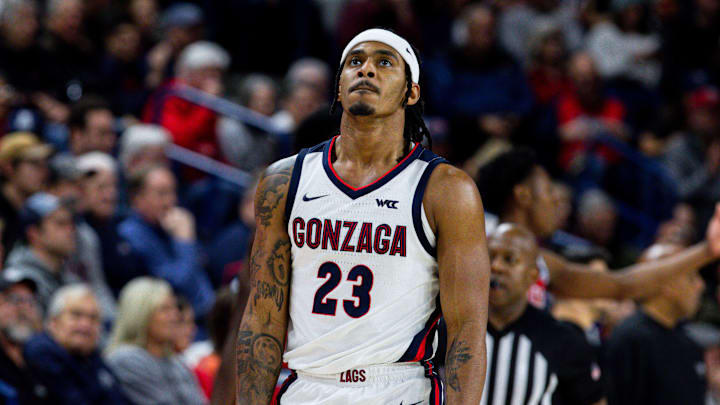 Gonzaga Bulldogs guard Adam Miller (23). Gonzaga Bulldogs guard Adam Miller (23).