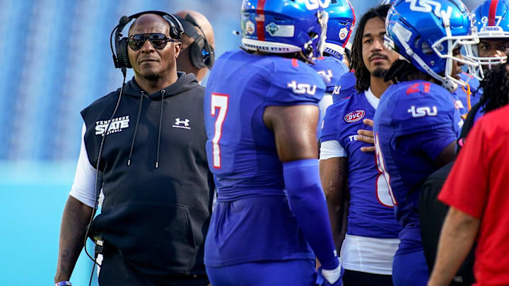 Tennessee State head coach Reggie Barlow