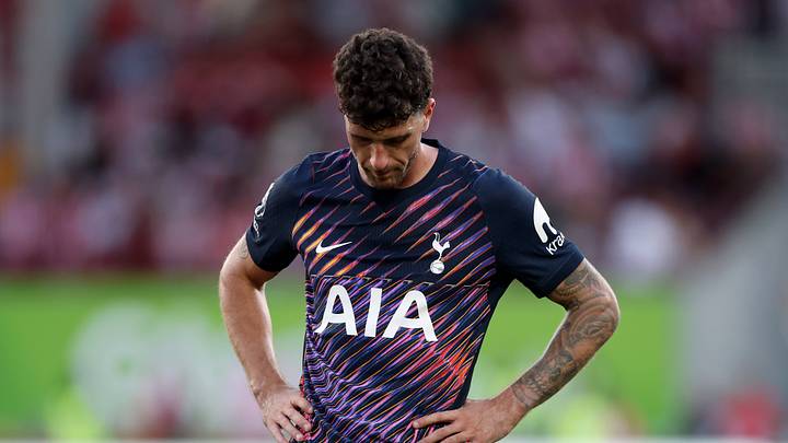 Tottenham centre back Marcos Senesi vs Brentford  - Premier League 2026/27