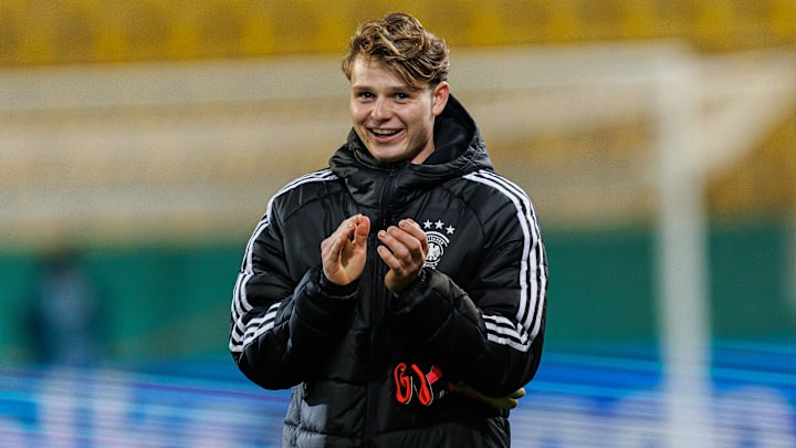 Jonas Urbig bei der deutschen U21-Auswahl Jonas Urbig bei der deutschen U21-Auswahl