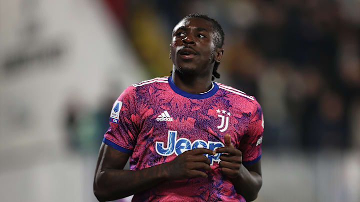 Moise kean est buteur ce soir avec la Juventus