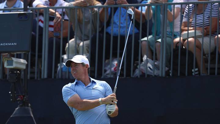 Rory McIlroy made a birdie on the 11th hole during the first round of the US Open. Rory McIlroy made a birdie on the 11th hole during the first round of the US Open.