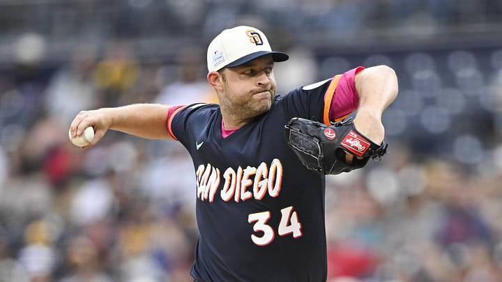San Diego Padres pitcher Michael King is an interesting prop target on June 10. San Diego Padres pitcher Michael King is an interesting prop target on June 10.