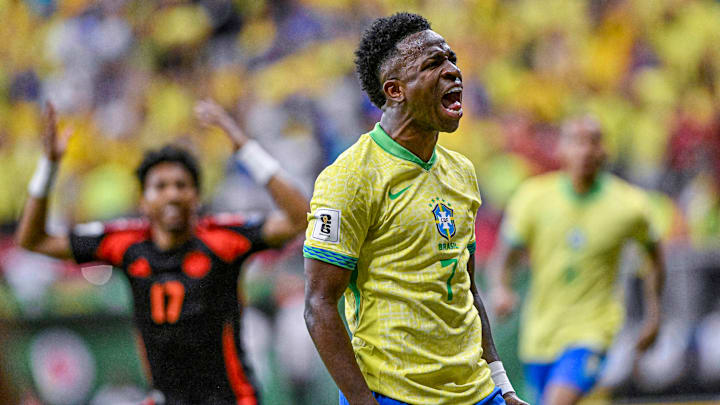 Vinicius Jr a inscrit un sublime but face à la Colombie. 