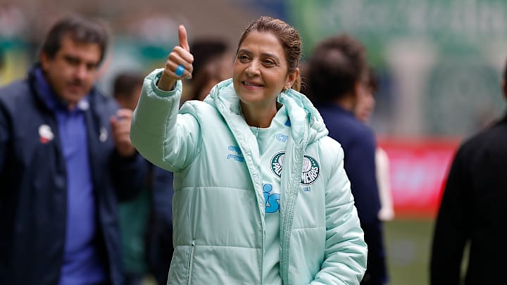 Leila Pereira rebateu declarações de Landim Leila Pereira rebateu declarações de Landim