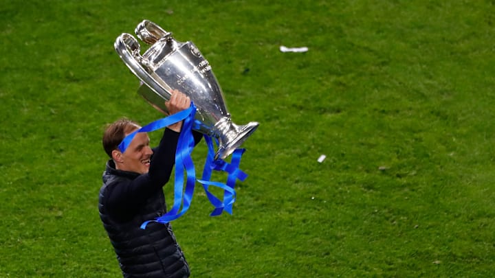 Zuletzt durfte sich Thomas Tuchel über den Champions League-Titel freuen Zuletzt durfte sich Thomas Tuchel über den Champions League-Titel freuen