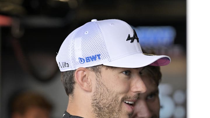 Jun 7, 2024; Montreal, Quebec, CAN; BWT Alpine driver Pierre Gasly (FRA) in the pit lane during the practice session at Circuit Gilles Villeneuve. Mandatory Credit: Eric Bolte-Imagn Images Jun 7, 2024; Montreal, Quebec, CAN; BWT Alpine driver Pierre Gasly (FRA) in the pit lane during the practice session at Circuit Gilles Villeneuve. Mandatory Credit: Eric Bolte-Imagn Images