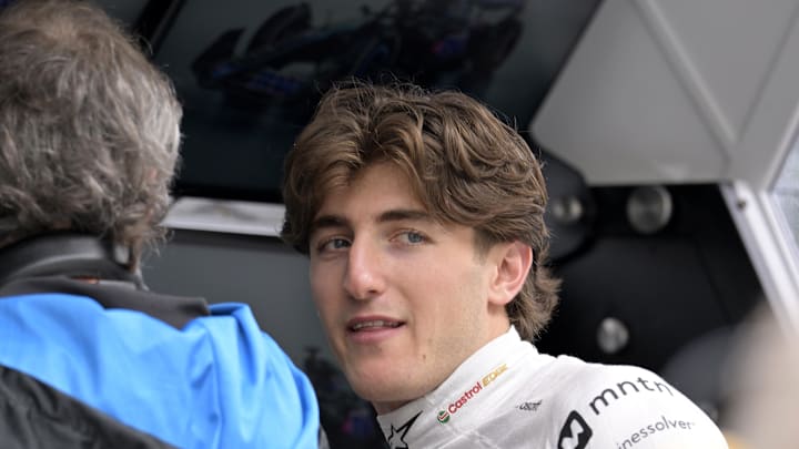 Jun 7, 2024; Montreal, Quebec, CAN; Australia  BWT Alpine driver Jack Doohan (AUS) in the pit lane during the practice session at Circuit Gilles Villeneuve. Mandatory Credit: Eric Bolte-Imagn Images