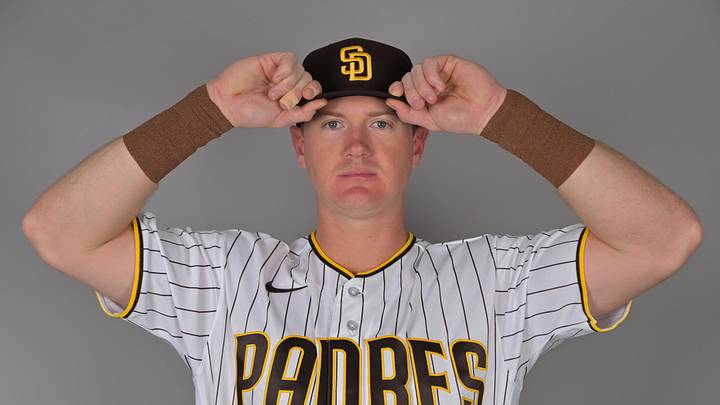Feb 18, 2026; Peoria, AZ, USA; San Diego Padres catcher Blake Hunt (39) during spring training photo day. Mandatory Credit: Jayne Kamin-Oncea-Imagn Images Feb 18, 2026; Peoria, AZ, USA; San Diego Padres catcher Blake Hunt (39) during spring training photo day. Mandatory Credit: Jayne Kamin-Oncea-Imagn Images