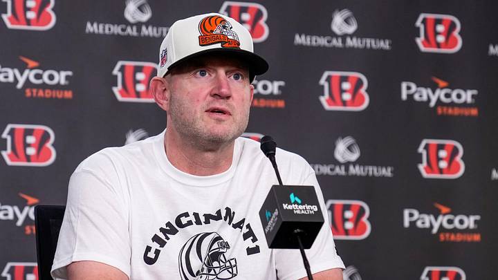 Cincinnati Bengals director of player personnel, Duke Tobin, gives an update on the team s roster ahead of the 2023 NFL Draft at Paycor Stadium in downtown Cincinnati on Thursday, April 20, 2023.
Cincinnati Bengals Duke Tobin Cincinnati Bengals director of player personnel, Duke Tobin, gives an update on the team s roster ahead of the 2023 NFL Draft at Paycor Stadium in downtown Cincinnati on Thursday, April 20, 2023.
Cincinnati Bengals Duke Tobin