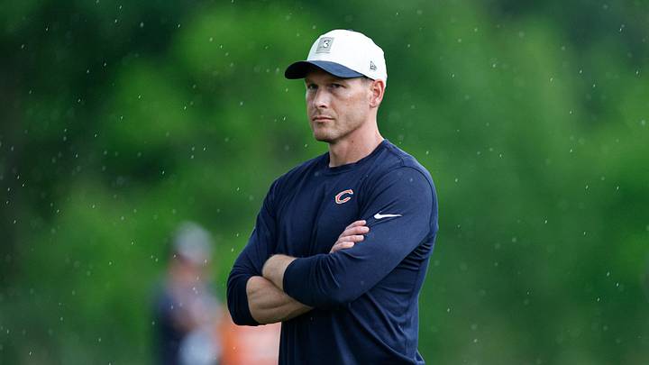 Chicago Bears head coach Ben Johnson looks on during Minicamp at Halas Hall. Mandatory Credit: Kamil Krzaczynski-Imagn Images Chicago Bears head coach Ben Johnson looks on during Minicamp at Halas Hall. Mandatory Credit: Kamil Krzaczynski-Imagn Images