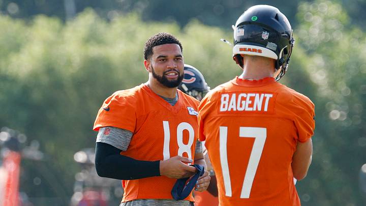 The Bears could be turning to their backup quarterback after Caleb Williams went down with a hamstring injury. 
