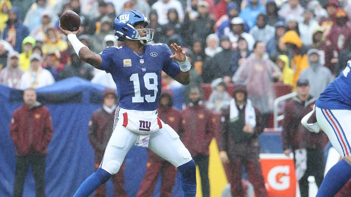 The New York Giants remain low on Kalshi's NFC East market despite being in first place in the division.