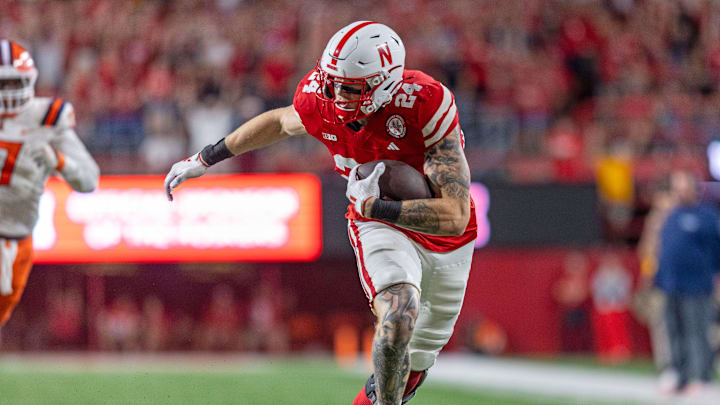 Nebraska tight end Thomas Fidone II was a seventh-round draft pick of the New York Giants.