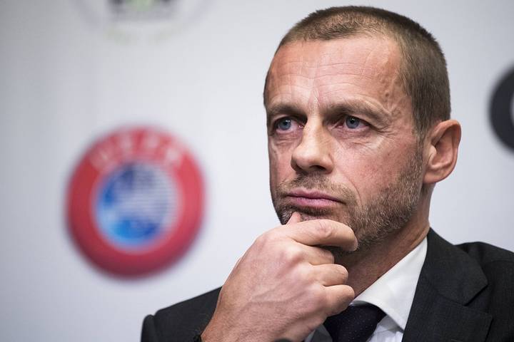 UEFA president Aleksander Ceferin. ประธาน UEFA อเล็กซานเดอร์ เชเฟริน