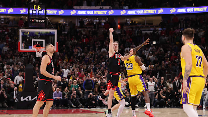Josh Giddey broke the Lakers' hearts on Thursday night with a halfcourt heave at the buzzer