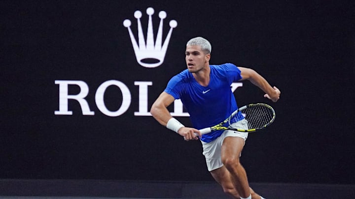 Carlos Alcaraz competes in the Japan Open this week.