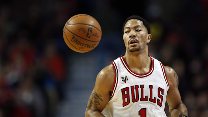 Chicago Bulls' Derrick Rose. Chicago Bulls' Derrick Rose.