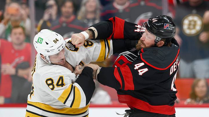 Boston Bruins v Carolina Hurricanes Boston Bruins v Carolina Hurricanes