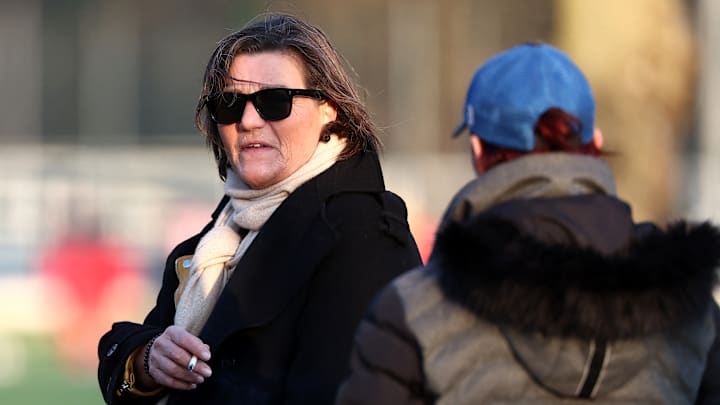 Véronique Rabiot, la mère d'Adrien Rabiot, joueur de l'Olympique de Marseille