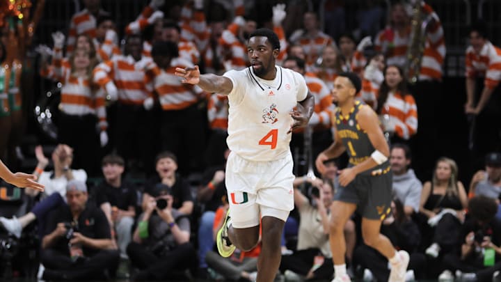 Mar 6, 2024; Coral Gables, Florida, USA; St. John's basketball transfer portal target Bensley Joseph (4)