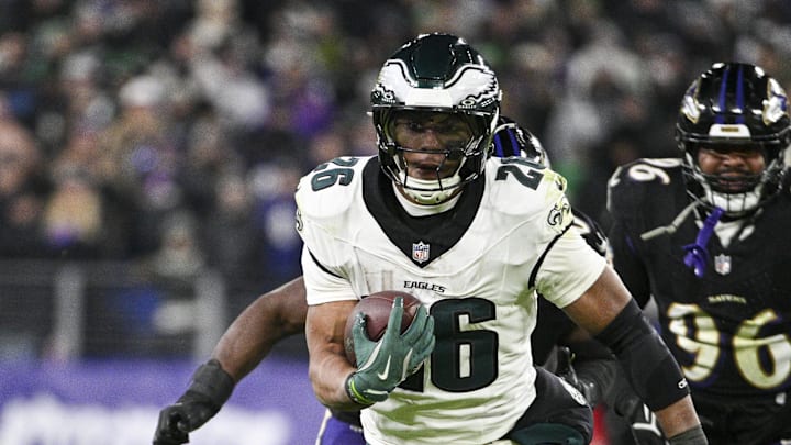 Philadelphia Eagles running back Saquon Barkley