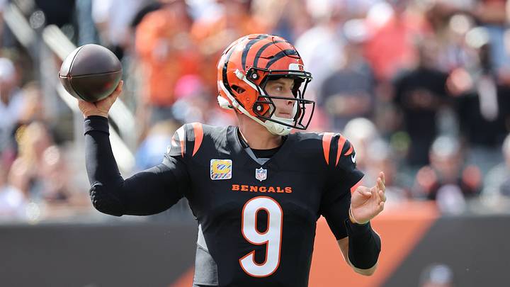 The Cincinnati Bengals and quarterback Joe Burrow are favored in Week 5. The Cincinnati Bengals and quarterback Joe Burrow are favored in Week 5.