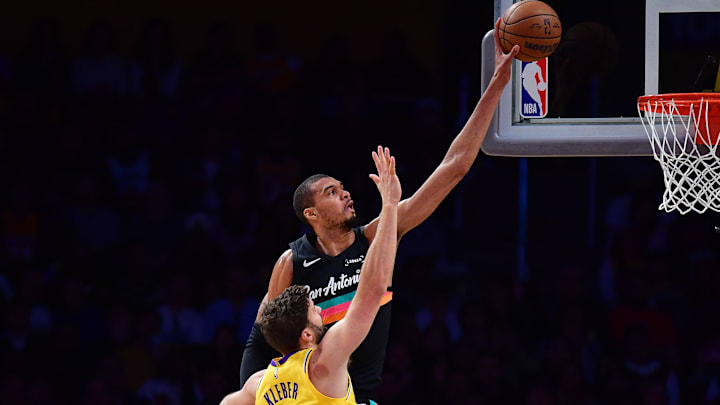 Victor Wembanyama was dominant in the Spurs’ blowout win over the Lakers. 