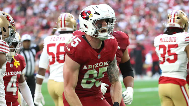 Arizona Cardinals tight end Trey McBride (85)