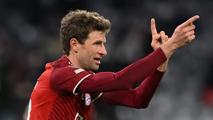Thomas Müller bejubelt die Bayern-Gala